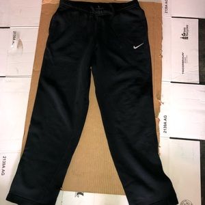 NIKE DRI-FIT ELITE BLACK ATHLETIC SWEAT PANTS M
